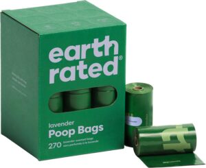 Earth rated dog poop bags